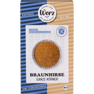Werz Braunhirse, ganz-keimfähig, 500 gr Packung -g