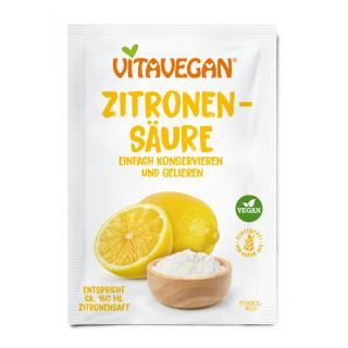 Biovegan Zitronensäure, 10 gr Beutel
