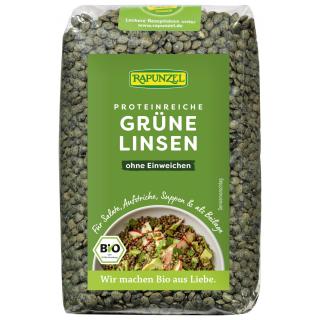 Rapunzel Grüne Linsen, 500 gr Packung