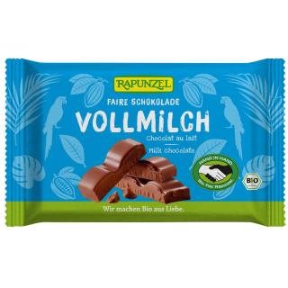 Rapunzel Vollmilch Schokolade HIH, 100 gr Stück