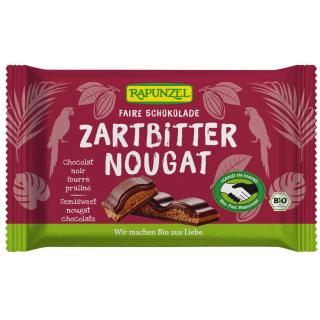 Rapunzel Zartbitter Nougat Schokolade HIH, 100 gr