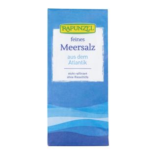 Rapunzel Atlantikmeersalz fein, 500 gr Packung, un