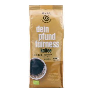 Gepa Faires Pfund Kaffee, gemahlen, 500 gr Packung