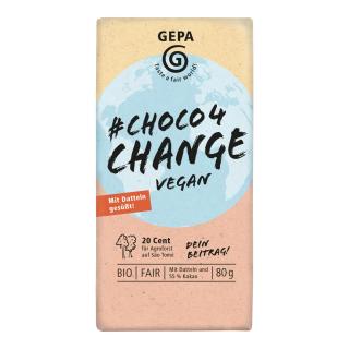 Gepa Choco4Change Vegan, 80 gr Stück