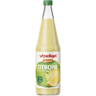 Voelkel Zitronensaft, 0,7 ltr Flasche -demeter-