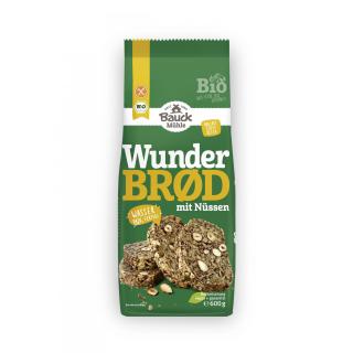 Bauck Hof Wunderbröd mit Nüssen, 600 gr Packung- g