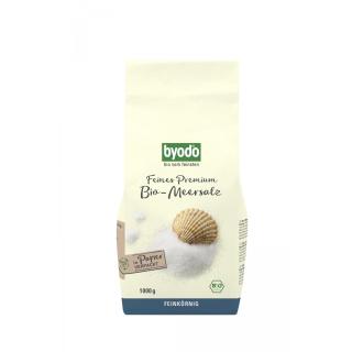 byodo Atlantik Meersalz fein, unjodiert, 1 kg Pack