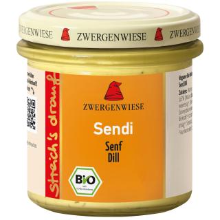 Zwergenwiese streichs drauf Sendi, 135 g Glas