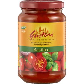 Gustoni Basilico, Tomatensauce mit Basilikum, 350