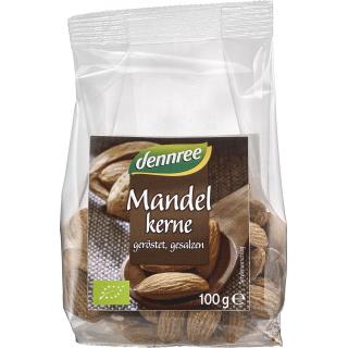 dennree Mandeln, geröstet & gesalzen, Spanien, 100