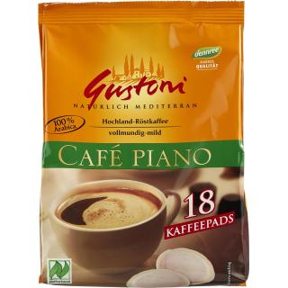 Gustoni Café Piano Kaffee-Pads aus Mexico und Peru