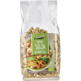 dennree Grobe Soja-Schnetzel, 150 gr Packung