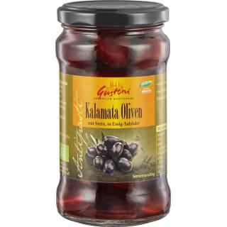 Gustoni Kalamata Oliven in Lake, 300 gr (180 gr)