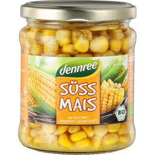 dennree Süßmais, 330 gr Glas (230 gr)