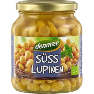 dennree Süßlupinen, 340 gr Glas (190 gr)