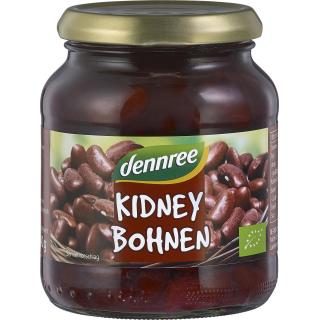 dennree Kidneybohnen, 360 gr Glas