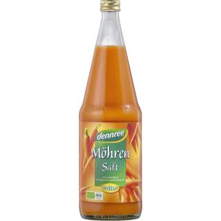 dennree Möhrensaft mit Zitronensaft abgerundet, 1