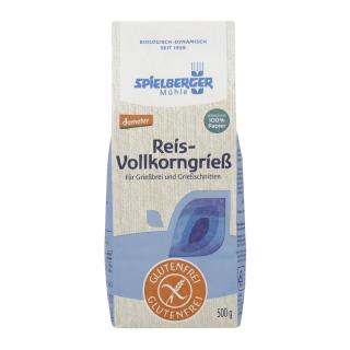 Spielberger Glutenfreier Reisgrieß, demeter, 500 g