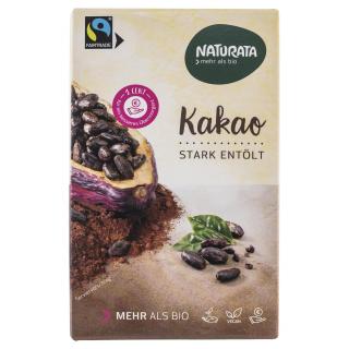 Naturata Kakaopulver, stark entölt,125 gr Packung