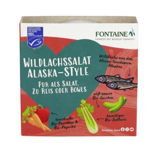 Fontaine Wildlachs-Salat Alaska, 200 gr Dose (130
