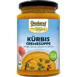 Ökoland Kürbis Cremesuppe, 380 ml Glas