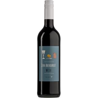 Zum Abendbrot Rotwein, 0,75 ltr Flasche