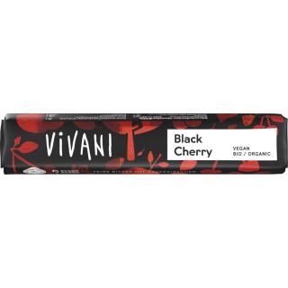 Vivani Black Cherry Schokoriegel, 35 gr Stück