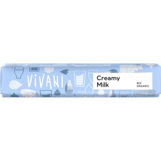Vivani Milch Crème Schokoriegel, 40 gr Stück