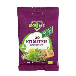 BIO loves Me Kräuter Bonbons, 75 gr Packung