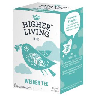 Higher Living White Tea, 1,75 gr, 20 Btl Packung