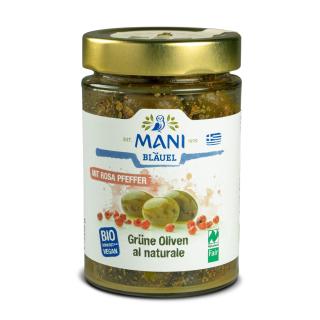 Mani Grüne Oliven al naturale mit Koriandersamen &