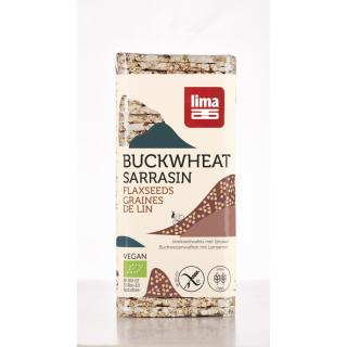 Lima Buchweizenwaffeln mit Leinsamen, 130 gr Packu