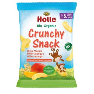 Holle Crunchy Snack Hirse Mango, 25 gr Packung