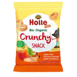 Holle Crunchy Snack Apfel Zimt, 25 gr Packung