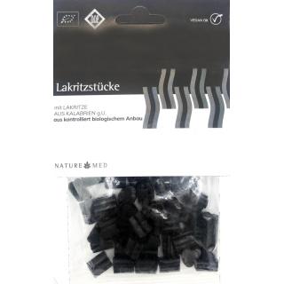 Lakritzstücke, 100 gr Packung