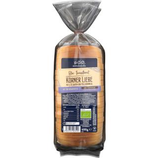 Sottolestelle Toastbrot Körner Liebe, 400 g Packun