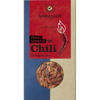 Sonnentor Chili, ganze Schoten, feuerscharf, 25 gr