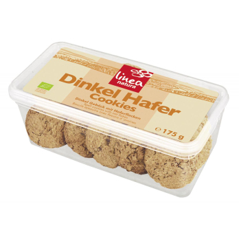 linea natura Dinkel Hafer Cookies, 175 gr Packung