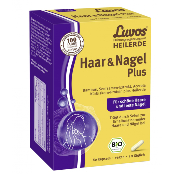 Luvos Haar & Nagel Plus Kapseln, 60 St Packung