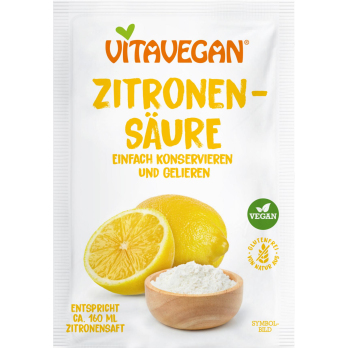 Biovegan Zitronensäure, 10 gr Beutel