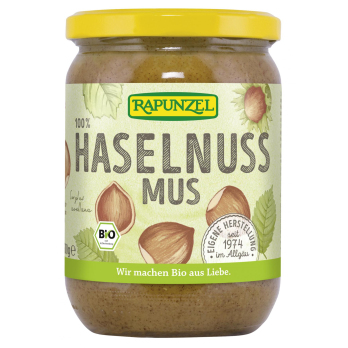 Rapunzel Haselnussmus, 500 gr Glas