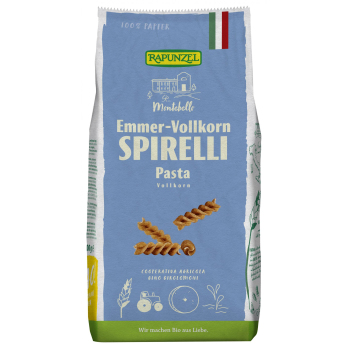 Rapunzel Emmer-Spirelli Vollkorn, 500 gr Packung
