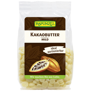 Rapunzel Kakaobutter mild HIH, 100 gr Packung