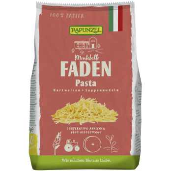 Rapunzel Faden Suppennudeln Semola, 250 gr Packung