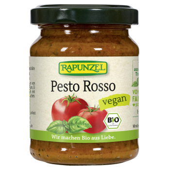 Rapunzel Pesto Rosso vegan, 130 ml Glas