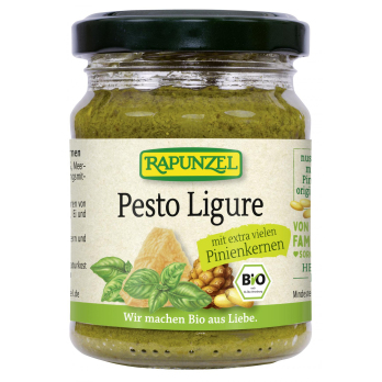 Rapunzel Pesto Ligure mit Parmesan, 130 ml Glas