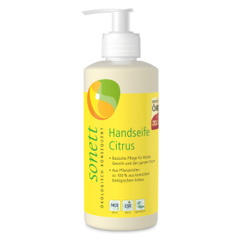 Sonett Handseife Citrus, 0,3 ltr Flasche