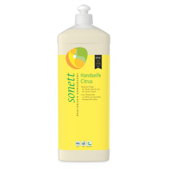 Sonett Handseife Citrus, Nachfüllflasche, 1 ltr Fl