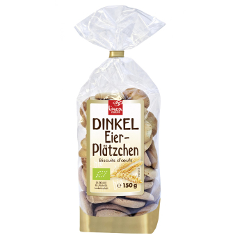 linea natura Dinkel Eierplätzchen, 150 gr Packung