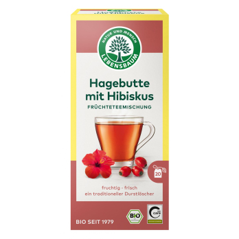 Lebensb Hagebutte/Hibiskus, 2,5 gr, 20 Btl Packung